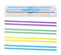 Guduling 120pcs Dental Polishing Strips, Tooth File 150 X 4mm Dental Abrasive Strips for Sharp Teeth, Sanding Grinding Deep Cleaning Tool Tooth Polish Abrasive Strip Oral Care (Multi Color)