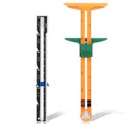 Guduling 2pcs Sewing Gauge, 5-In-1 Seam Gauge Sewing, T-Shaped Sewing Gauges Measuring Tool for Beginner Knitting Crafting Supplies
