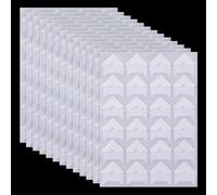 Guduling 600pcs Photo Corners for Scrap Book, Photo Corner Stickers, White Photos Corners Self Adhesive, Picture Corners for Scrapbooking, Photos Album, Journal