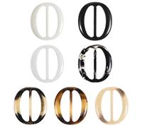 guduling 7pcs Tshirt Clip, Elegant Shirt Ties Clips for Women, | Tshirt Ties Rings, Simple Resin Tshirts Clips For Women for The Side for Woman Girls, Buckles, Fasteners Sewing Supplies