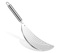 Guduling Pan Strainer,Pot Strainer Half Moon,Pots Strainers with Handle, for Universal Stovetop Drain Insert,Noodles, Fried Foods & Fruit, Fits Most Pots and Pans
