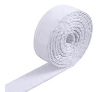 guduling White Karate Belts,Heavy-Duty Cotton Judo Belts,Taekwondo Belt,Judo Belt of 220cm (87 in) for Beginners to Advanced, Non-Slip Knot Design