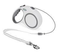 GUDWING Retractable Dog Leash 30 FT, Retractable Leash (White, 30 FT)