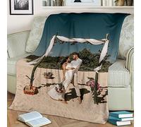 gue Custom Blanket with Words Picture,Personalized Photo Custom Blankets,Soft Flannel Blankets Sofa Blankets Bed Blankets (150x200cm/59 x79)