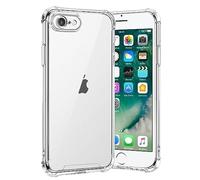 gueche Compatible with iPhone 7, 8, SE 2022 Case, iPhone SE 2020 Case, Crystal Clear Silicone Phone Cover, Basic Case for iSE3 2022/SE2 2020 Hülle Coque- Clear