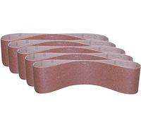 Güde 38362 Sanding Belt K100 SB 150 x 1220 mm 5-Piece Suitable for Güde #38352 Belt and Disc Sander GBTS 1100 Red