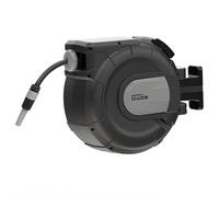 Güde 93921 Automatic Hose Reel 20-2-2 1/2 Inch (Fabric Hose, Water Sprayer, 2 Quick Release Couplings)