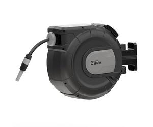 Güde 93921 Automatic Hose Reel 20-2-2 1/2 Inch (Fabric Hose, Water Sprayer, 2 Quick Release Couplings)