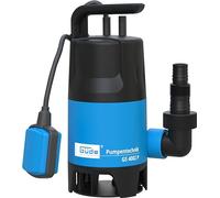 Güde 94630 - GS4002P - Submersible sewage pump - With float switch - 400 W - 7500 l/h Maximum delivery height 5 m [Energy Class A], Blue/Black