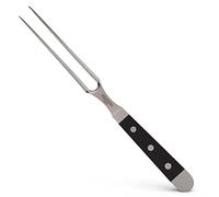Güde Solingen - Meat fork forged, 16 cm, POM black, ALPHA - double bolster, Handmade Germany