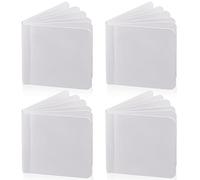 Gueevin 4 Pcs Hardcover Blank Board Book for Kids Chunky Thick Pages Book for Students Adults Sketching Drawing Writing School Office (5 x 5 Inch)
