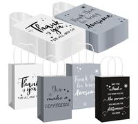 Gueevin 40 Pcs Team Gifts for Employee Appreciation Thank You Bulk Bags for Pastor Christmas Holiday Corporate Gifts Bulk Nurse Valentine's Day Staff Gift(Appreciation,Netural Grey)