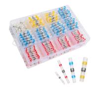 Guegine 350 PCS Heat Shrink Connectors, Solder Seal Wire Connectors, Excellent Waterproof, Suitable for Boats, Trailers, Cars, Diy Electrical Projects
