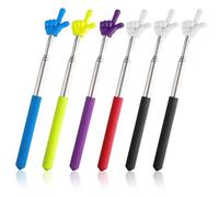 Guegine Finger Pointers 6 PCS, Cute Pointer Finger Extendable, Fingers Pointer Stick for Reading, Presentations & Lectures, for Elementary School Kindergarten Teacher Supplies, Teacher Aids