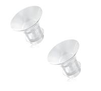 Guegine Flange Inserts for Breast Pump,17mm Silicone Breastpump Flange Insert Breast Pump Parts Compatible with Medela/Spectra/Tsrete/Momcozy S9/S12/S9pro/S12pro, Inner Diameter of Horn Cover 23-30mm
