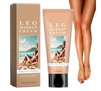 Guegine Leg Makeup to Cover Veins,Leg Makeup Full Coverage Waterproof,Body Concealer Long-Lasting,Light,Easy to Apply,Anti-Fading (Dark Skin Color,100g)