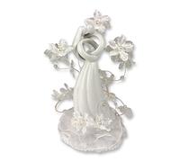 Günth Art Porcelain Bride and Groom with Flower Design (Boxed In A Decorative Display Box. Pack of 1 x 300 g