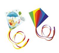 Günther Flugspiele 30122 Winnie the Pooh and Classic Single Line Kites Set of 2 Kids Kites Made of Sturdy Ripstop Polyester Outdoor Toys for Ages 4+