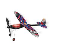 GÜNTHER FLUGSPIELE Vortex 1659 High Performance Aeroplane Approx. 49 x 50 cm Includes Power Rubber Engine Flight Range up to 100 m for Children from 8 Years