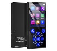 Gueray Bluetooth MP3 Player 128GB Portable Digital Music Player with HiFi Sound Built-in Speaker Support FM Radio Voice Recorder TF Card (P3)