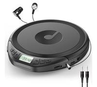 Gueray CD Player Portable Personal CD Players with Headphones LCD Display Anti-Skip Protection HiFi Classic CD Music Player Support PROG Memory Function CD Player for Car Home