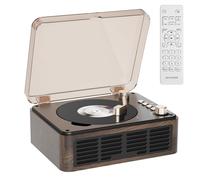 Gueray CD Player with Hi-Fi Stereo Sound, Classic CD Player, Raido CD Player with Speakers and FM Radio, Retro Support, USB & AUX & TF Card Playback for