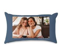 Guerity Personalised Pillow 12 x 20 Inches, Customize Pillow with Picture with Your Text Image, Personalized Photo Pillows for Couch Sofa, Gifts for Mom, from Daughter Son (1 photo)