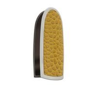 Guerlain Rouge G Lipstick Case Nomad Queen Yellow Mirror Lip Stick Cap - NEW