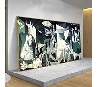 Guernica-Picasso's Prints on Canvas Pictures-Famous Canvas Oil Painting Copy Wall Poster Art Prints Picasso Picture Home Wall Decor 35x70cm Frameless