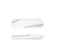 GUERNSEY Kitchen Dinner Plates Sets Sushi Plate Japanese White Dinner Chinese Hotel Tableware Creative Cake Dessert Long Ceramic Flat Plates Set