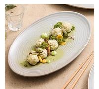 GUERNSEY Snack Bowls Ceramic Fish Plate Sushi Dessert Salad Restaurant Creative Tableware Snack & Dip Bowls