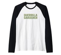 Guerrilla Gardener Urban Greening Activism Raglan Baseball Tee