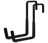 Gueryee Rafter Hanger Hook 2 Pcs, Large S Hooks, Upgraded Fence Hangers, Ladder and Bike Hanging Hooks for Storage, Heavy Duty Garage Utility Rafter Hook for Hanging Hose, Plants, Chairs and More