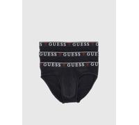Guess 3 Pack Men's Briefs Stretch Cotton - Black