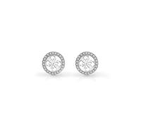 Guess 32023450 Women's Stud Earrings Stainless Steel Zirconia One Size Silver
