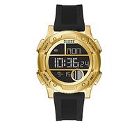 Zip Stainless Steel Fashion Digital Quartz Watch - Gw0272G2 Guess Black One Size