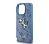 Guess 4G Big Logo Case for iPhone 16 Pro 6.3" Blue - GUHCP16L4GMGBL