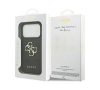 CG MOBILE Guess 4G Large Logo Case for iPhone 17 Pro (Black)