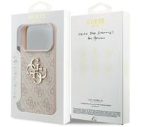 Guess 4G Big Logo Case for iPhone 17 Pro 6.3" Pink - GUHCP17L4GMGBPI