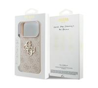 CG MOBILE Guess 4G Large Logo Case for iPhone 17 Pro Max (Pink)