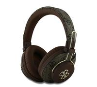 Guess 4G Big Metal Logo Bluetooth On Ear ENC Headphone Brown - GUBHS72P4FC4MW