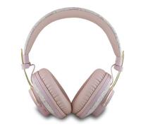 Guess 4G Big Metal Logo Bluetooth On Ear ENC Headphone Pink - GUBHS72P4FC4MP