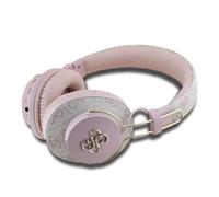 CG Mobile Guess Bluetooth ENC Metal 4G Logo Over-Ear Headphones (Pink)