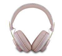CG Mobile Guess Bluetooth ENC Metal 4G Logo Over-Ear Headphones (Pink)