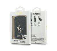 Guess 4G Big Metal Logo Magnetic Card Holder with Stand and Mirror Black
