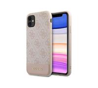 Guess 4G Bottom Stripe Case, Pink - iPhone 11