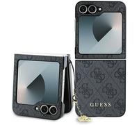 Guess GUHCZF6GF4GGR 4G Pattern Case Samsung Galaxy Z Flip 6 - Gray