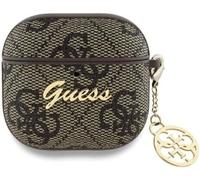 Guess 4G Charm Collection Case for AirPods 4 Brown - GUA4G4GSMW