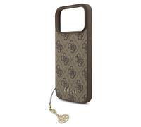 Guess 4G Charms Case for iPhone 17 Pro Max 6.9" Tone on Tone Brown - GUHMP17XGF4GCW
