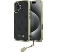 Guess 4G Charms Collection Case for iPhone 16 6.1" Black - GUHCP16SGF4GGR